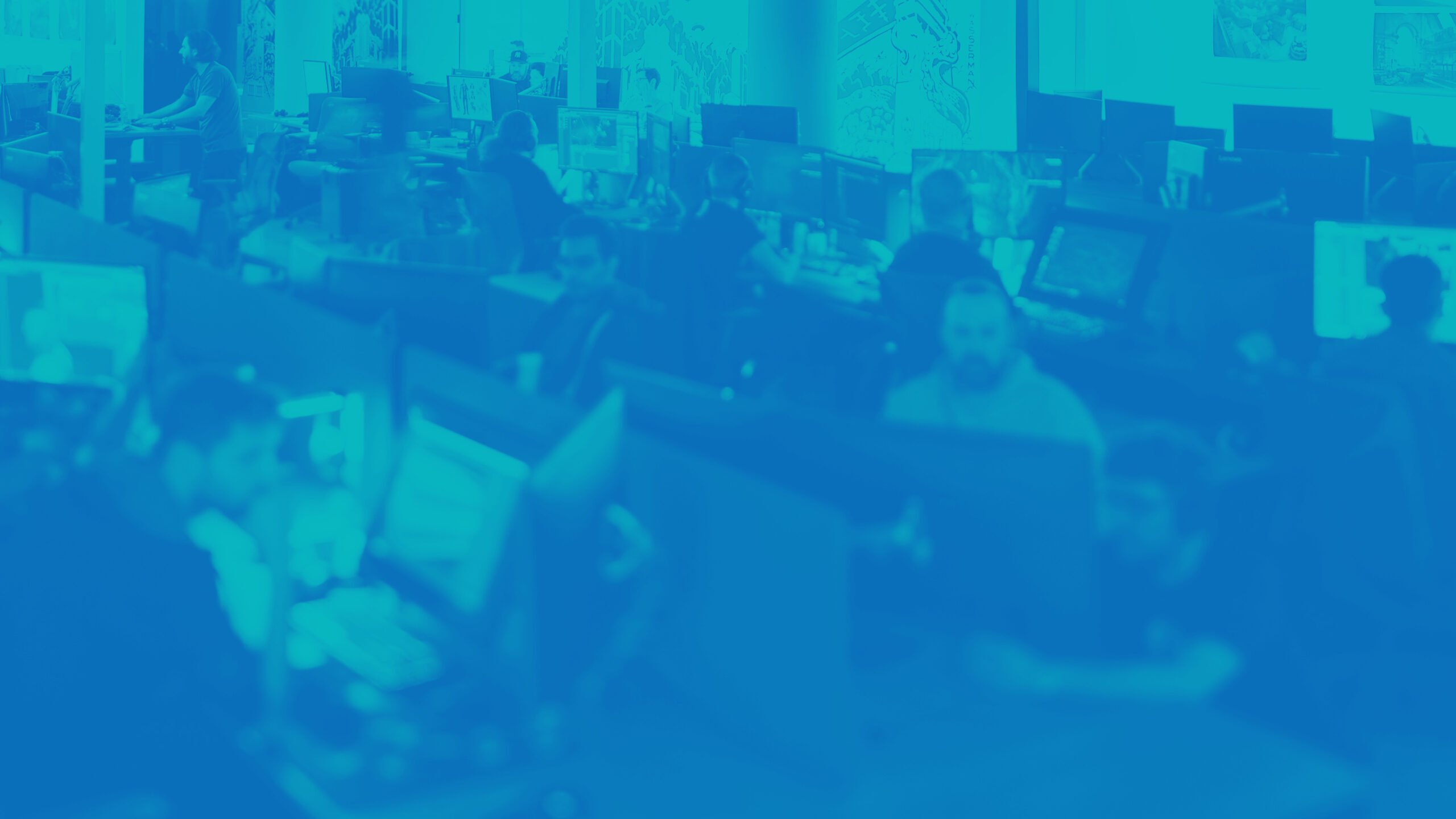 Vue du studio de jeux vidéo de Reflector Divertissement à Montréal