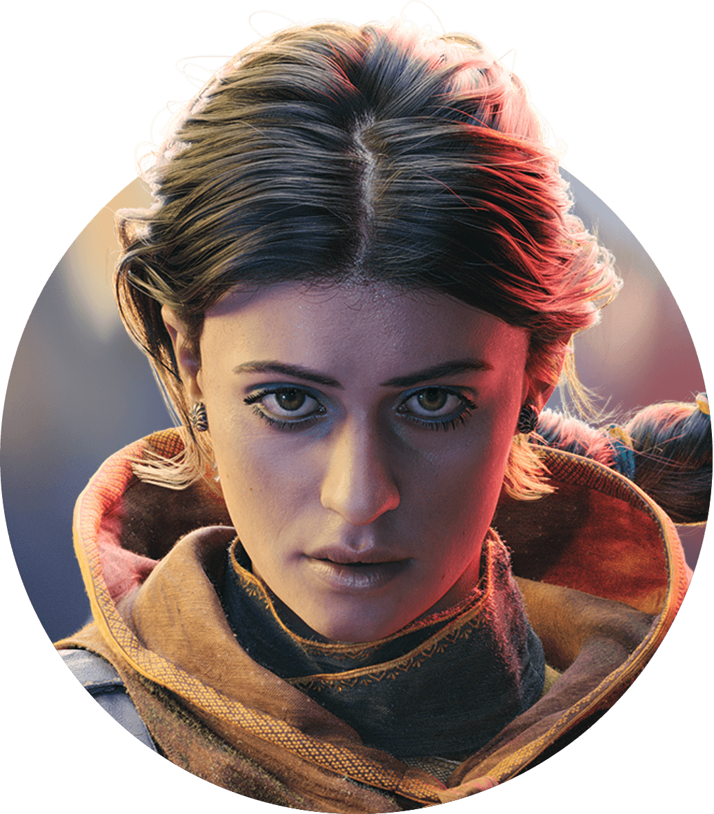 Haroona adulte, l'héroïne du premier jeu vidéo de Reflector, Unknown 9 : Awakening